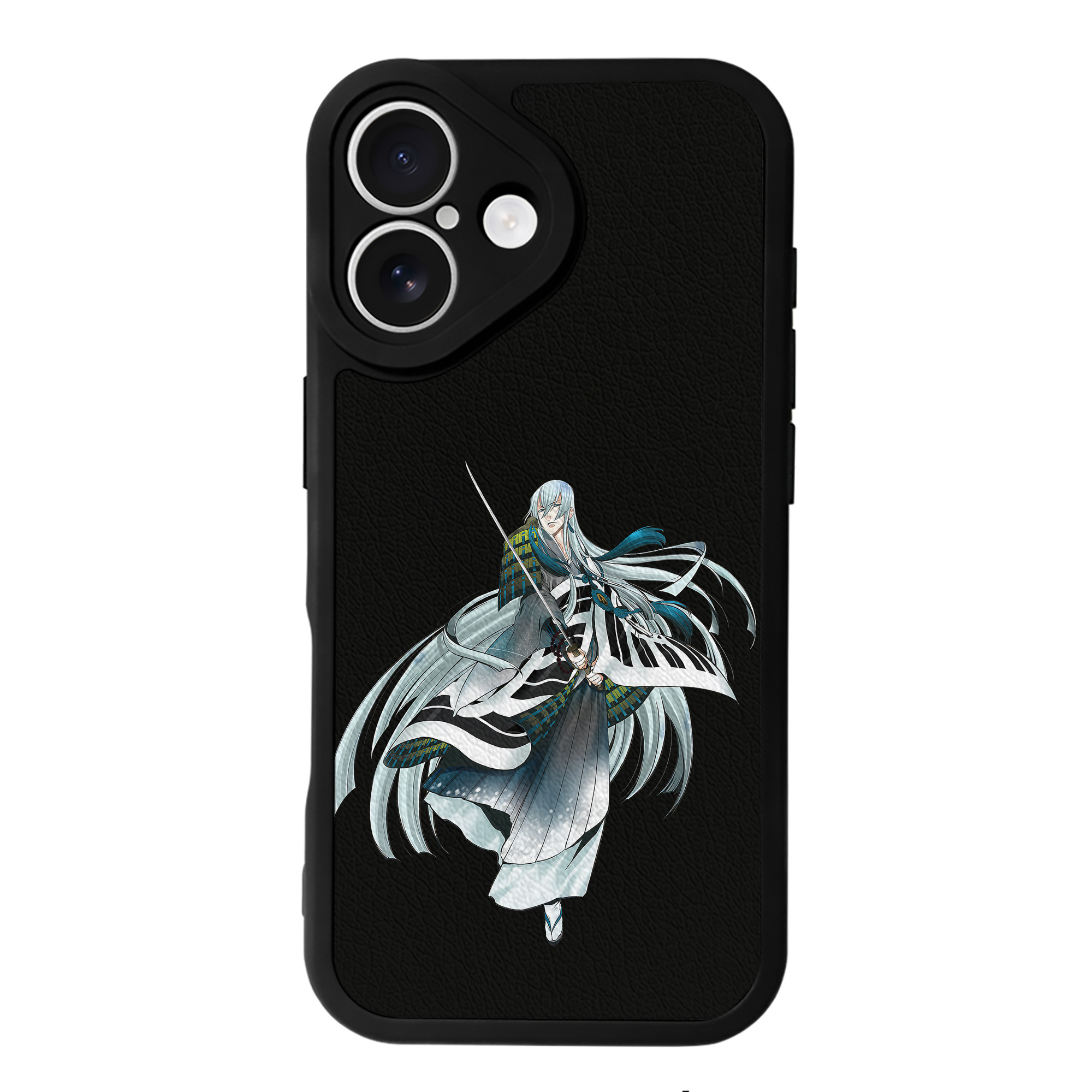 （画像用） 刀剣乱舞 Touken Ranbu 【iPhone 16シリーズ対応】シリコンスマホケース（レザー調） 材質：シリコン